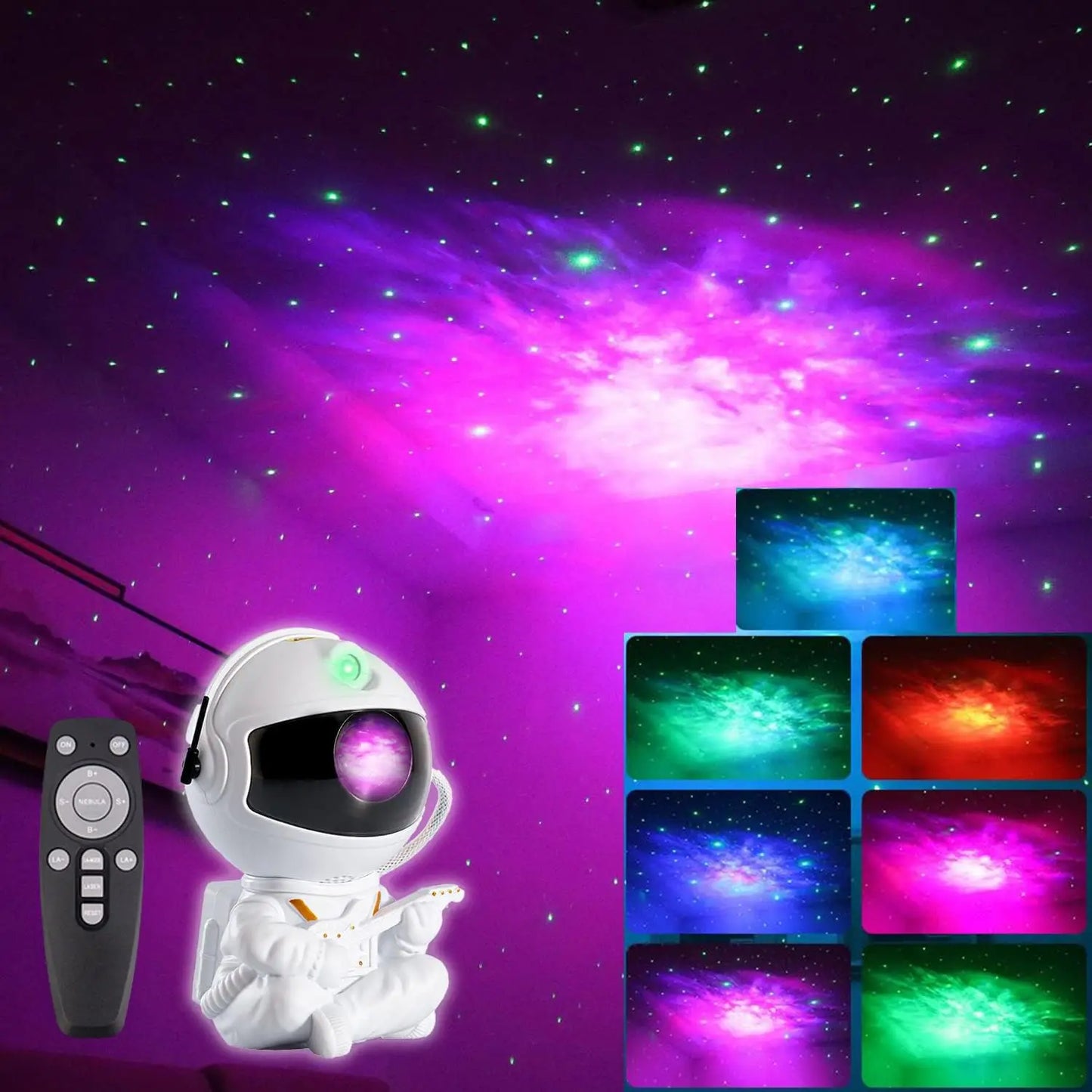 Astronaut Galaxy Projector Night Light