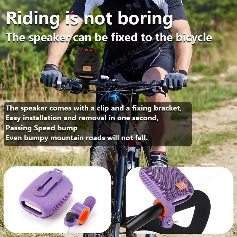 Wireless Bluetooth Bike Speaker & FM Radio