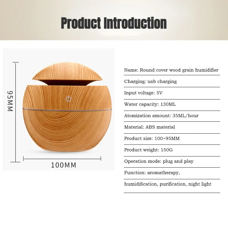 Wood Grain Humidifier/Diffuser