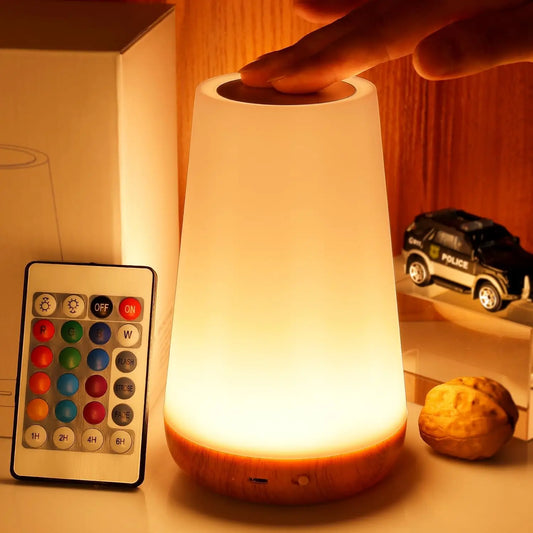 Dimmable Touch Sensitive Night Light Lamp (13 Colours)