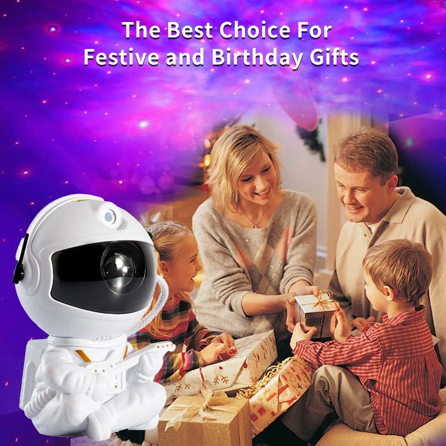 Astronaut Galaxy Projector Night Light