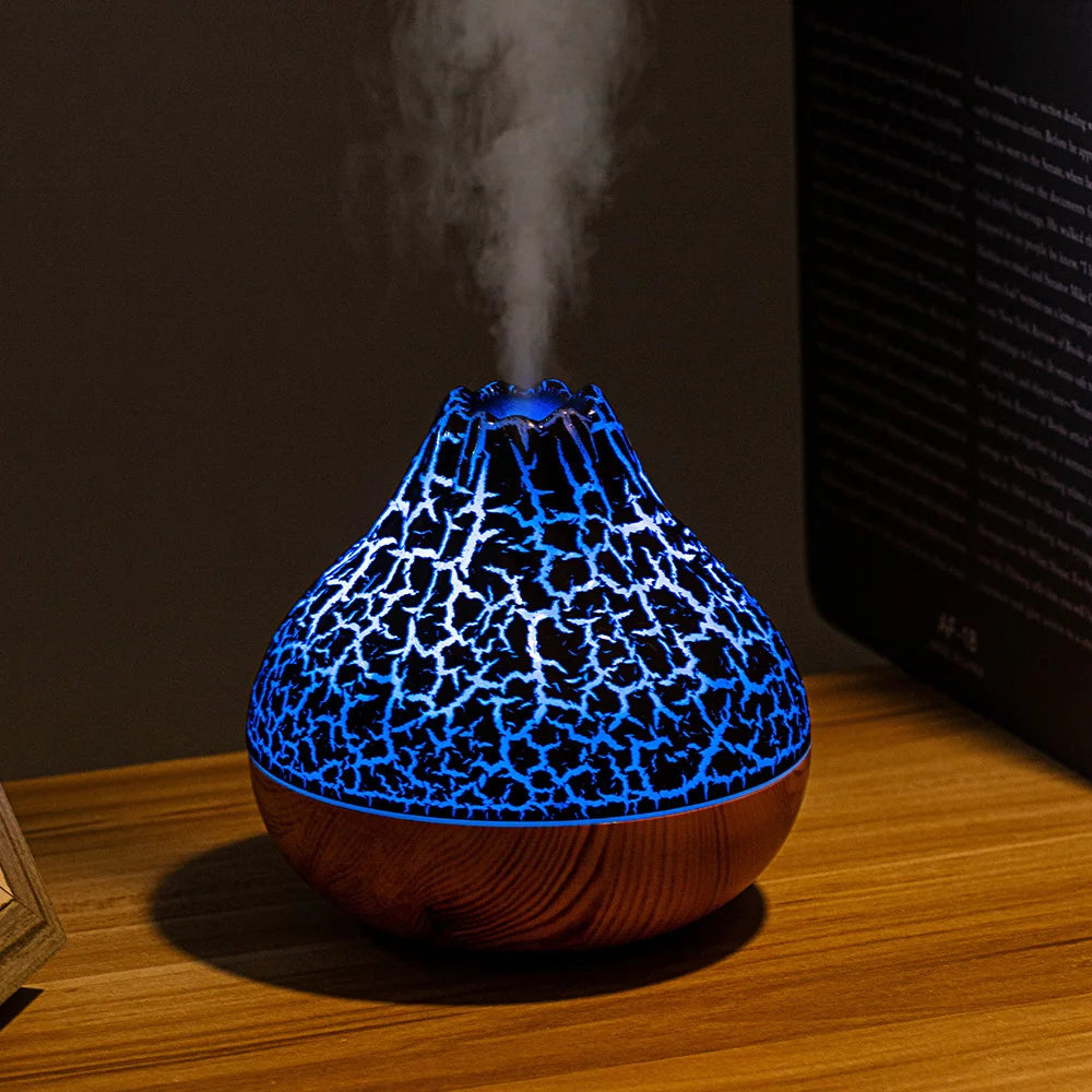 Volcano Humidifier/Aromatherapy Diffuser Night Light