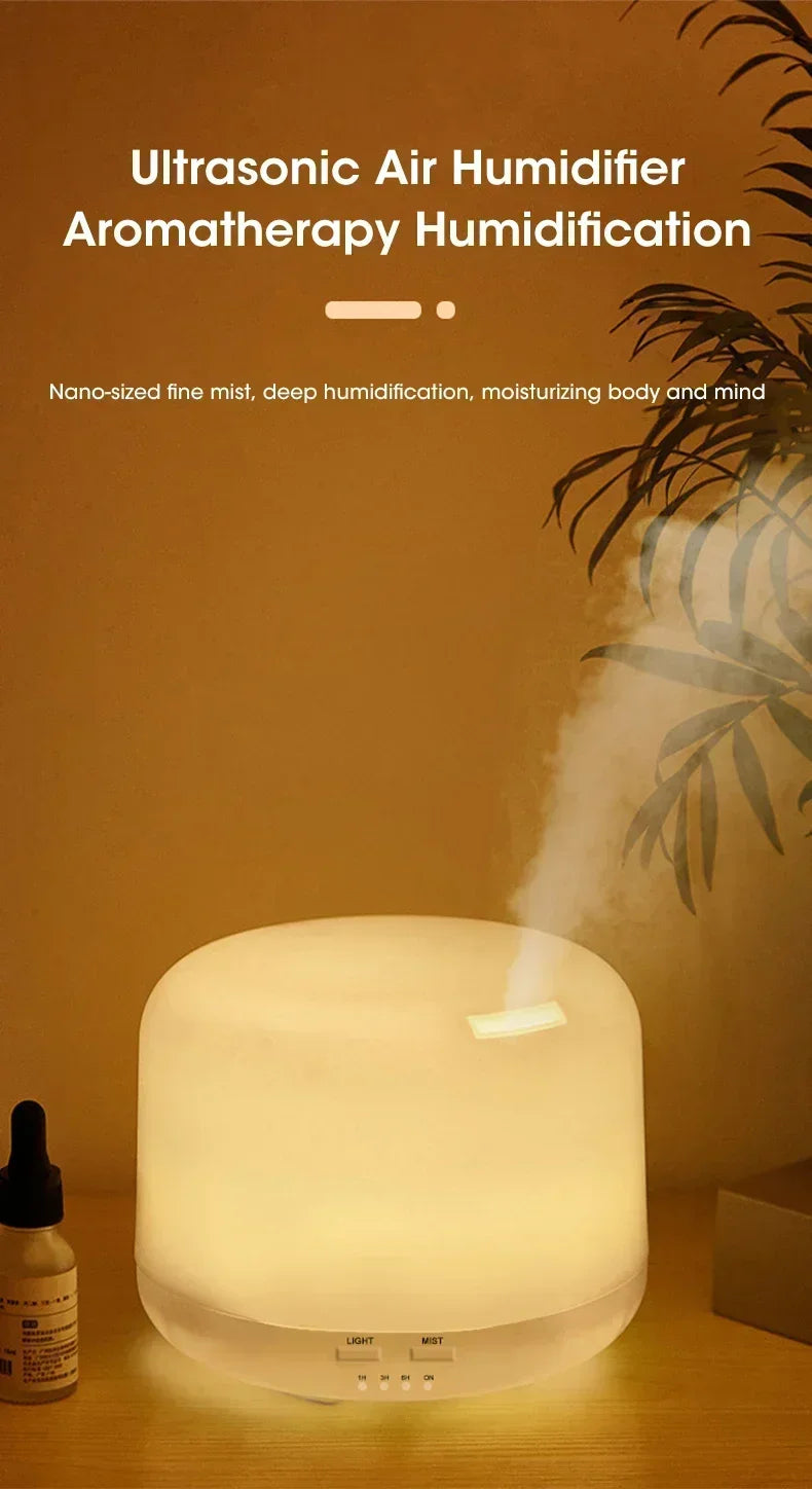 Wood Grain Humidifier Night Light