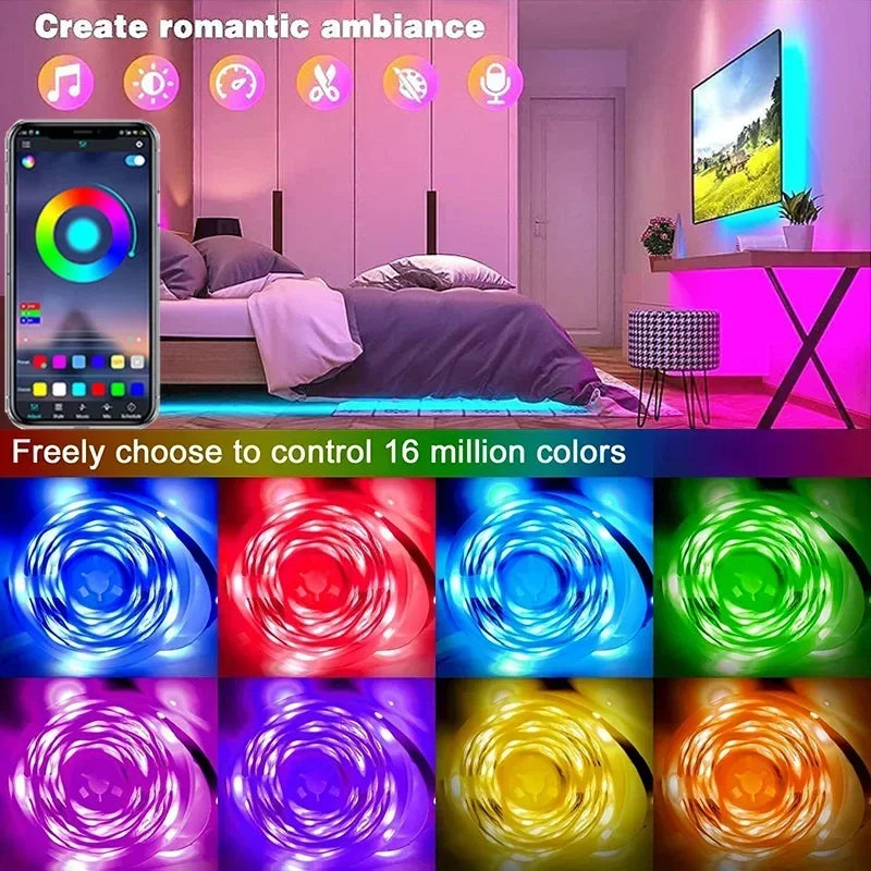 LED Light Strip with Remote App Control