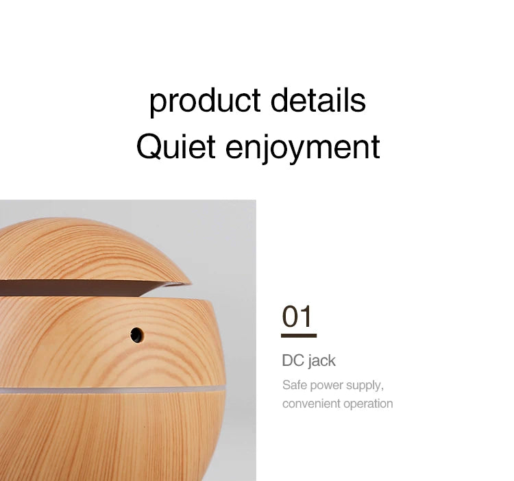 Wood Grain Humidifier/Diffuser