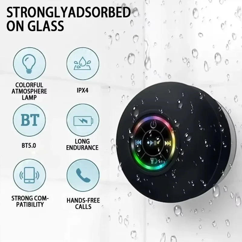 Mini Waterproof Bluetooth Shower/Bath Portable Speaker