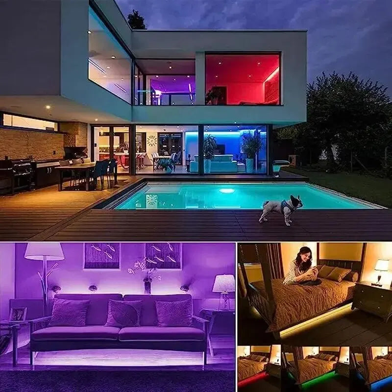 5M LED USB RGB Light Strip With Remote Control