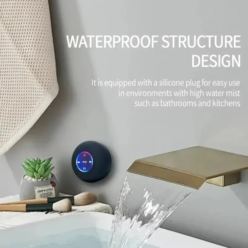 Mini Waterproof Bluetooth Shower/Bath Portable Speaker