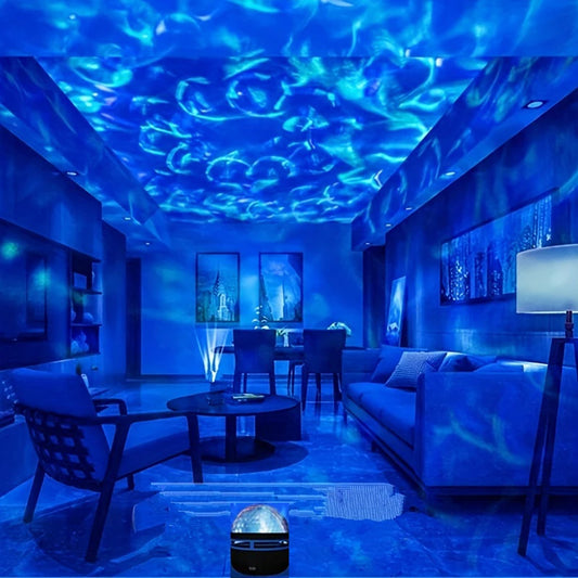 Galaxy Projector, Water Ocean Wave Projector For Bedroom | Night Light