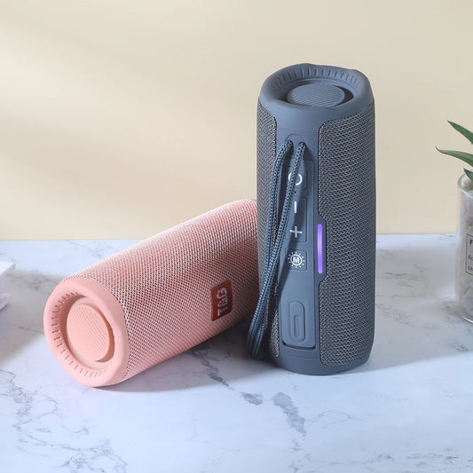 Portable Bluetooth Speaker - Dual Bass - LED - Wireless Subwoofer - Waterproof