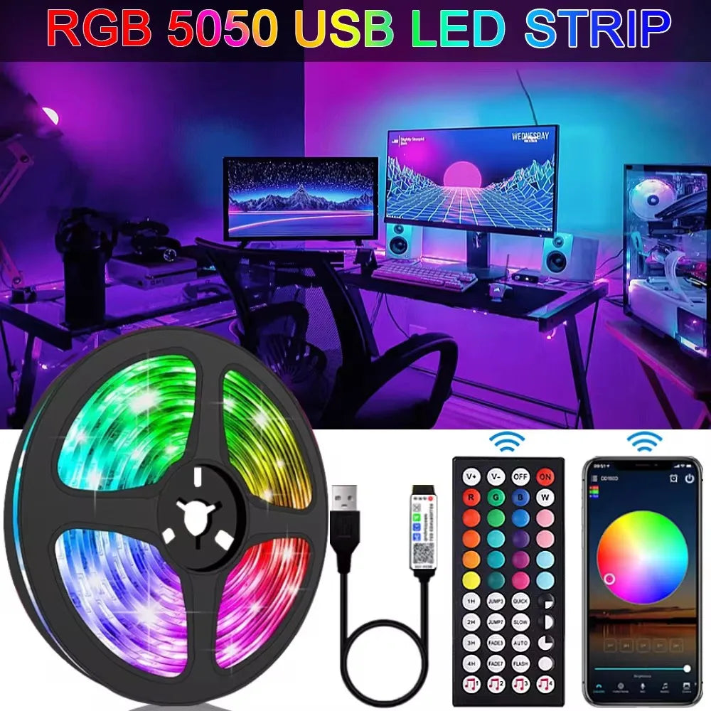 LED Light Strip with Remote App Control