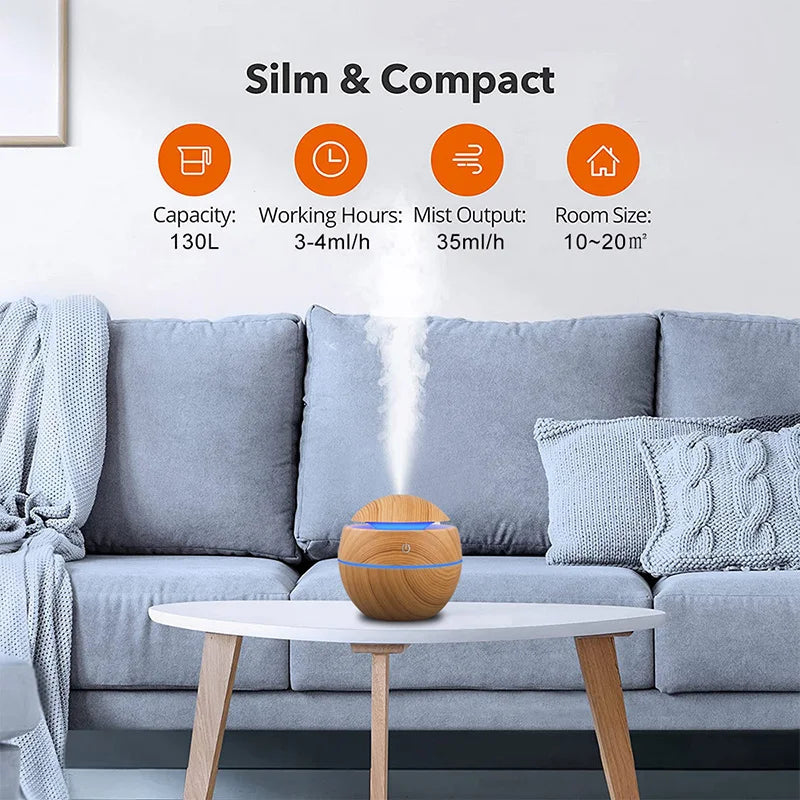 Wood Grain Humidifier/Diffuser