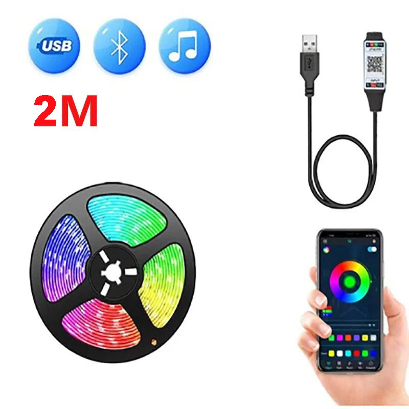 RGB LED Light Strip with App Control