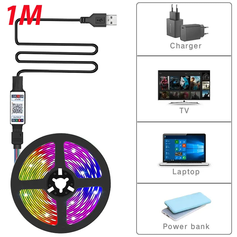 RGB LED Light Strip with App Control