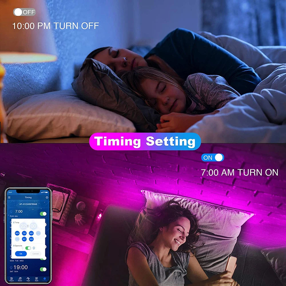 RGB LED Light Strip with App Control