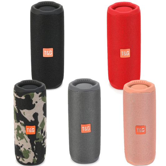 Portable Bluetooth Speaker - Dual Bass - LED - Wireless Subwoofer - Waterproof